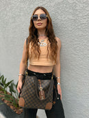 Bolsa Média de Couro Louis Vuitton Astrid