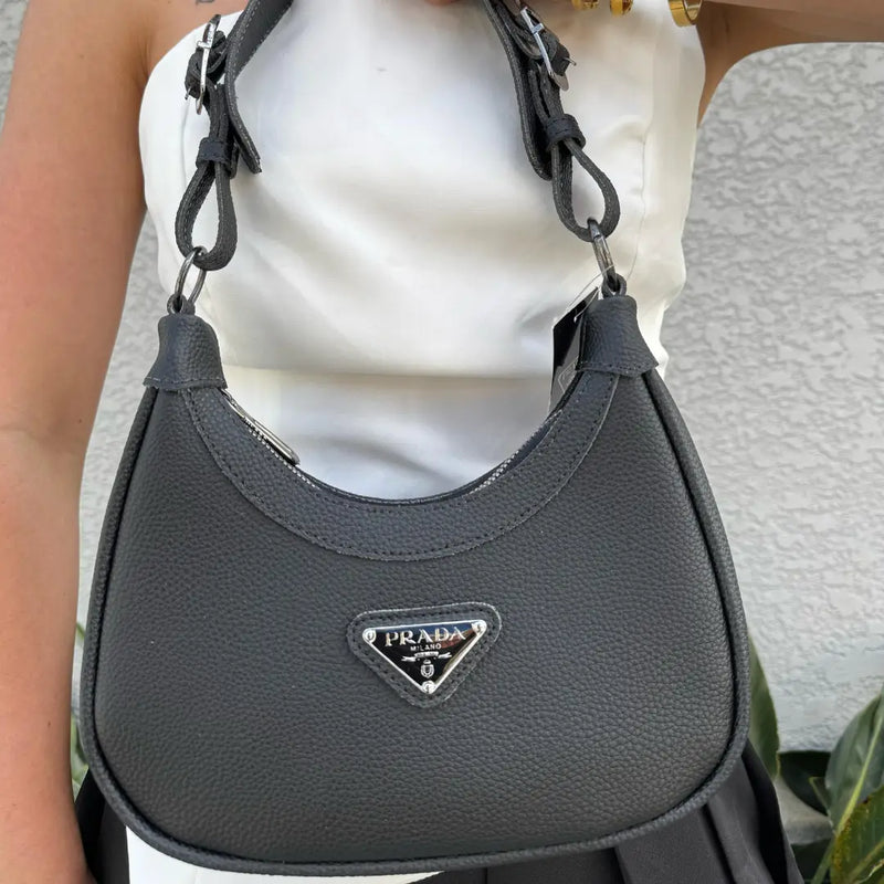 Bolsa de Couro Prada Amélie