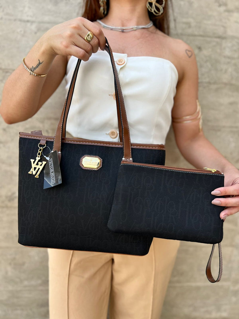 Bolsa tecido Victor Hugo + Estojo de brinde