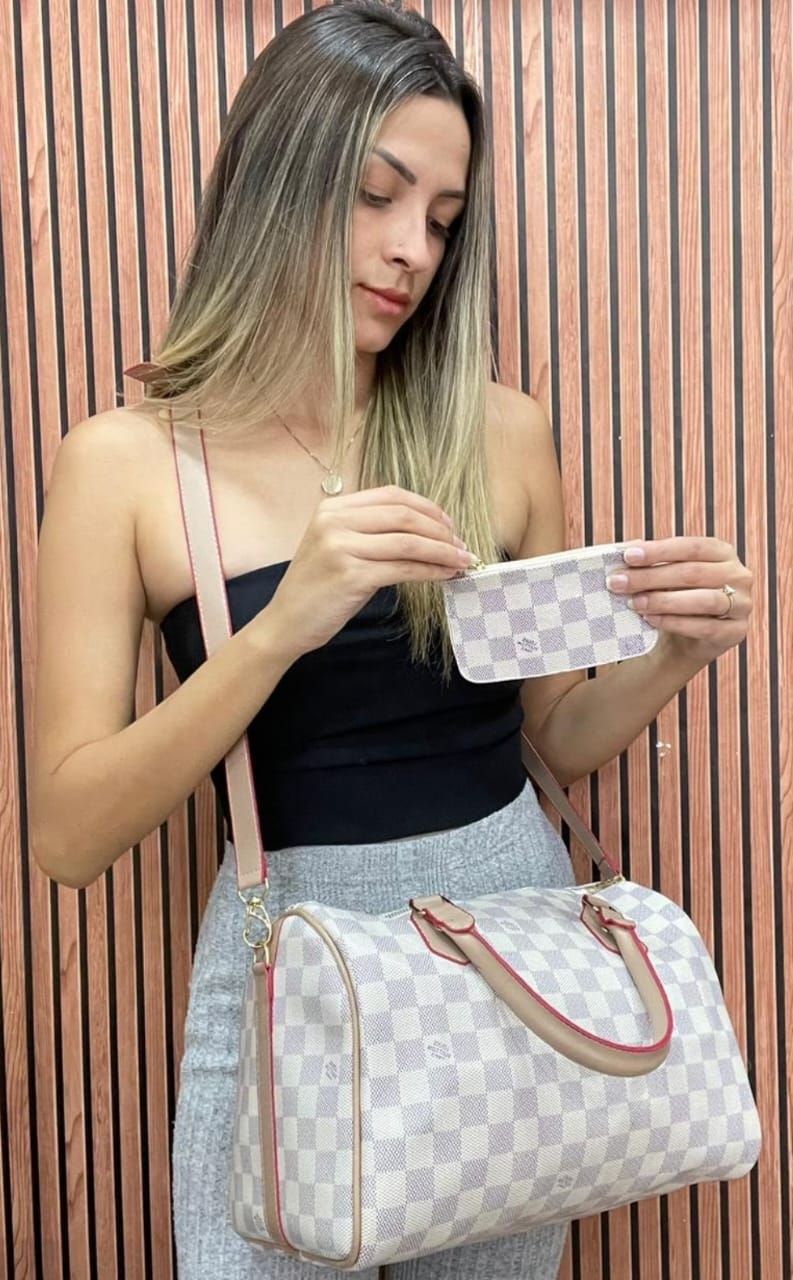 Baú louis vuitton Speedy30 + carteira
