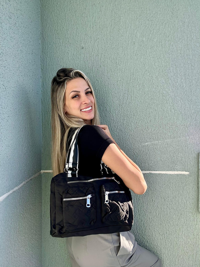 Bolsa média inspiração Kipling